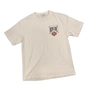 Rhude Off-White Logo Tee